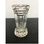 Depression Glass Clear Thistle Vase - 8 cm Tall