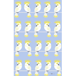 Cocky Cockatoo Cotton Kitchen Tea Towel