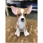Chihuahua Dog Money Box - Ceramic - Hand Painted - 20 cm Tall