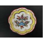 VINTAGE Arta Austria Enamel Trinket Dish - Yellow