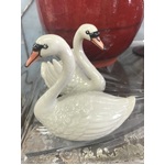 Ceramic White Swan Salt & Pepper Shakers