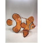 Glass Fish Ornament - Nemo - Hand Blown & Painted - 6.2 cm