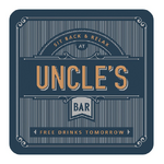 Uncle's Bar Drink Coasters - Set of 5
