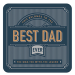 Best Dad Drink Coasters - Set of 5