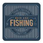 Beer & Fishing Drink Coasters - Set of 5