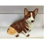 Corgi Dog Money Box | Ceramic | Hand Painted | 19.5 cm Tall