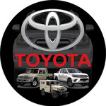 Toyota Tin Sign - Round