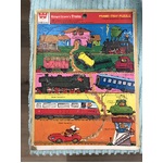 VINTAGE Whitman Richard Scarry Train Puzzle