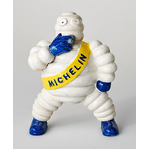 Smoking Michelin Man Cast Iron Statue