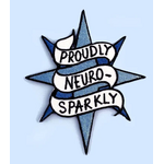 Proudly Neuro-Sparkly - Iron On Patch - Jubly-Umph