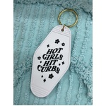 RETRO Motel Key Chain - Hot Girls Hit Curbs