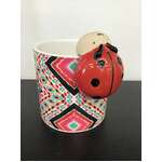 Lady Bird Lady Bug Pot Hanger - Ceramic 