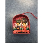 Christmas Nativity Diorama Ornament - Fair Trade - Angels