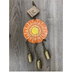 Henna Sun 3 Bell Chime - Hand Made - Fair Trade India