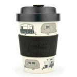 Bamboo Travel Mug - Silver Bullet Caravan - 400ml - Van Go Collections