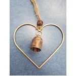 Heart Bell Chime - Hand Made - Fair Trade India