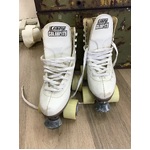 Retro White Roller Skates - Crazy Celebrity ART - UK2 EUR34 US3