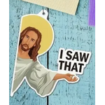 Jesus Air Freshener - I Saw That - White Tea