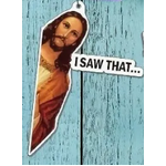 Jesus Air Freshener - I Saw That - Wild Bluebell