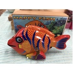 Happy Fish Tin Toy - Wind Up - Large 