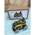 Wind Up Tin Toy - Tractor - Green 
