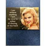 I Can Achieve Anything ADHD - Funny Fridge Magnet