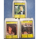 VINTAGE 3 x 8 Track Cassettes - Humperdinck Neil Diamond Tom Jones