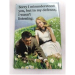 I Wasn't Listening | Fridge Magnet | 8 x 5.5 cm