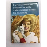 Complete Disdain For Humanity - Funny Fridge Magnet