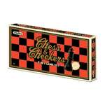 Schylling Chess and Checkers Set | 2 in 1 Board Game | 37 cm Board