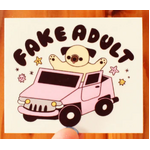 Fake Adult - Vinyl Sticker - Tender Ghost
