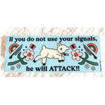 Use Your Signals - Vinyl Bumper Sticker - Tender Ghost