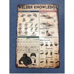 Welder Knowledge - Shed Tin Sign