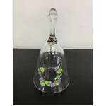 VINTAGE Crystal Bell - Purple Violet Motif