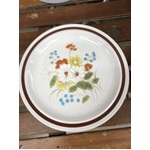 VINTAGE Four Seasons Stoneware Plate Japan - Early Summer - 27 cm