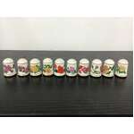 VINTAGE Franklin Porcelain Bone China Rose Thimbles Elizabeth Woodhouse Lot of 10