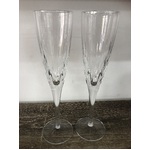 Waterford Marquis Omega Crystal Champagne Flutes x 4