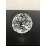 Kosta Boda Crystal Snowball Candle Holder - 6 cm Tall