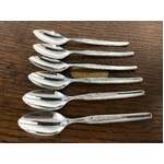 VINTAGE Grosvenor Silver Plate Gaye Tea Coffee Spoons x 6 