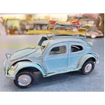 Tin Model Car - Volkswagen Beetle - Surfboard
