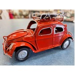 Tin Model Car - Volkswagen Beetle - Red