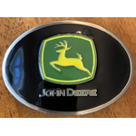 John Deere Belt Buckle - Metal Black