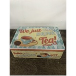 We Just Wanna Drink Tea Tin - Biscuits - Hinged Lid Tin - Nostalgic Art