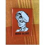 Nerd Alert - Funny Retro Fridge Magnet