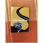 Take The Road Less Travelled - Retro Fridge Magnet 