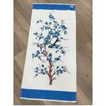 VINTAGE Supertex Bath Towel - Bird Print - 58 x 120 cm