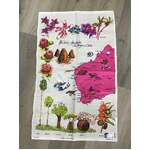 VINTAGE Souvenir Tea Towel - Western Australia The Progress State 