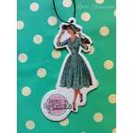 Novelty Car Air Freshener - 1950's Vintage Pinup Girl Rockabilly - Lavender