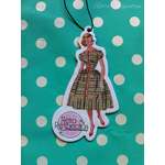 Novelty Car Air Freshener - 1950's Vintage Pinup Girl Rockabilly - Rose