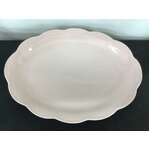 VINTAGE J&G Meakin Rosa Oval Serving Plate - Pink